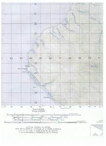 Topographic map